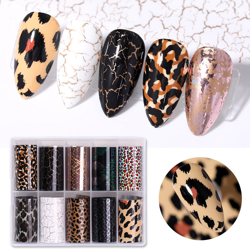 Adesivo de unha Ins Classic Manicure Snake Star Set Adesivo