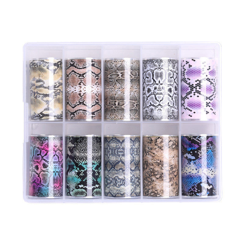 Adesivo de unha Ins Classic Manicure Snake Star Set Adesivo