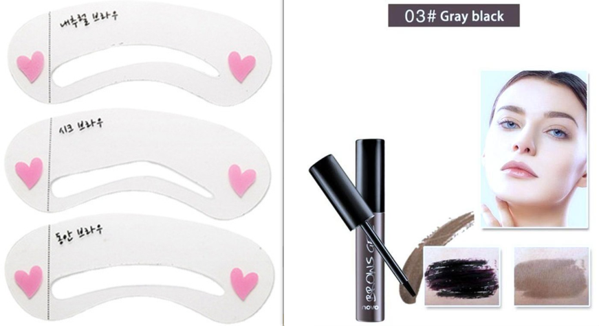 Peel Off Brown Black Eye Brow Tattoo Tint Waterproof Longlasting Professional Sobrancelha Gel Creme Rímel Maquiagem para os olhos Cosméticos