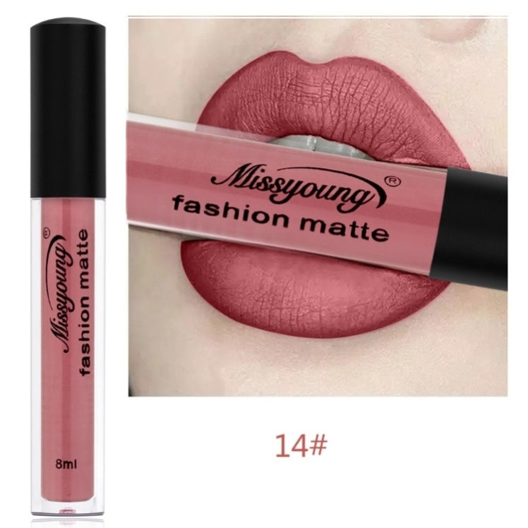 Brilho labial Batom líquido antiaderente Copo Matte Maquiagem Llipstick