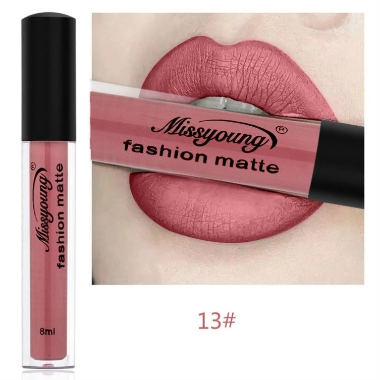 Brilho labial Batom líquido antiaderente Copo Matte Maquiagem Llipstick