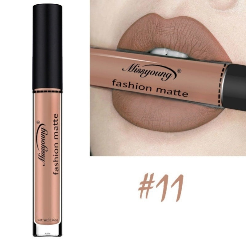Brilho labial Batom líquido antiaderente Copo Matte Maquiagem Llipstick
