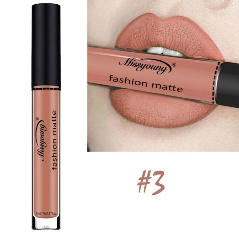 Brilho labial Batom líquido antiaderente Copo Matte Maquiagem Llipstick