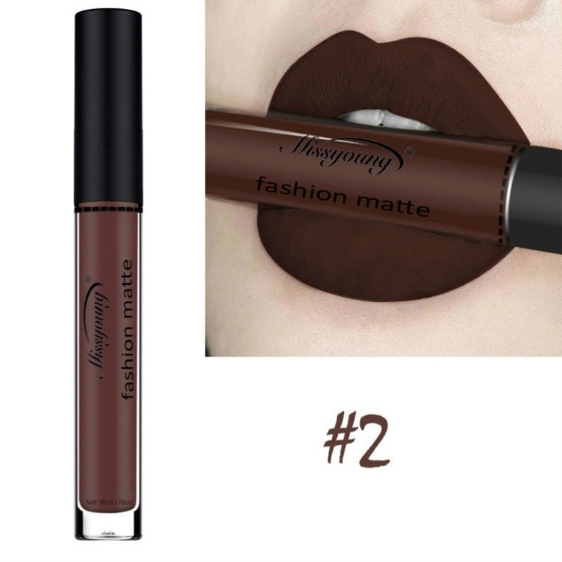 Brilho labial Batom líquido antiaderente Copo Matte Maquiagem Llipstick
