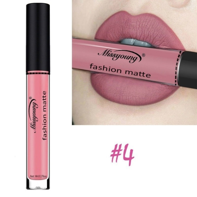 Brilho labial Batom líquido antiaderente Copo Matte Maquiagem Llipstick