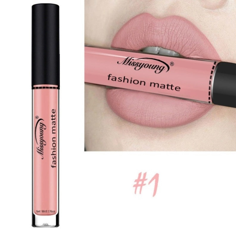 Brilho labial Batom líquido antiaderente Copo Matte Maquiagem Llipstick