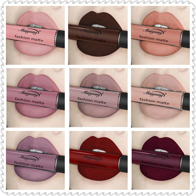 Brilho labial Batom líquido antiaderente Copo Matte Maquiagem Llipstick