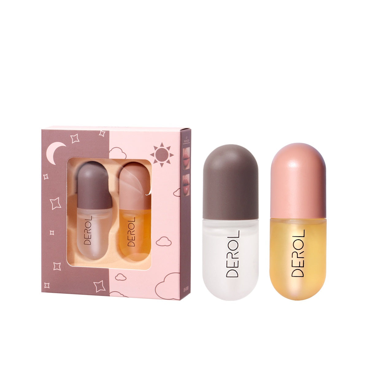 Óleo de preenchimento labial instantâneo diurno e noturno, transparente, duradouro, nutritivo, reparador, reduz linhas finas dos lábios, cuidados com os lábios, beleza cosmética para os lábios