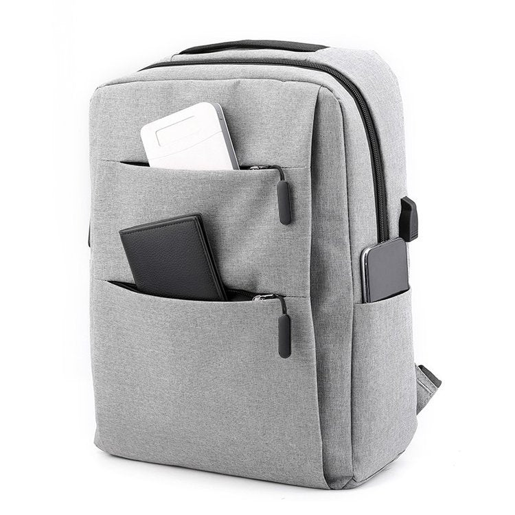 Mochila de três peças de grande capacidade masculina, mochila casual para computador, estudantes, comércio exterior, novo livro