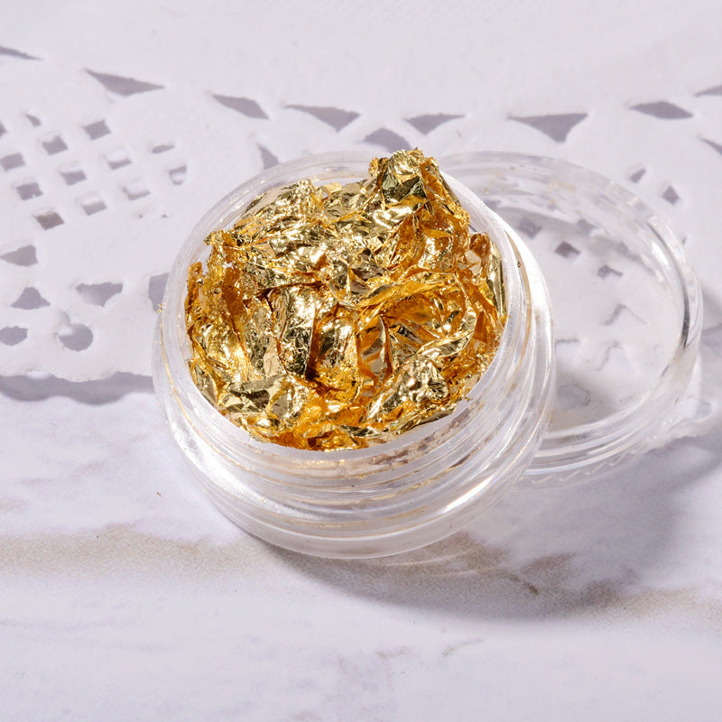 Adesivos ultrafinos de ouro e prata, rede vermelha, decorações japonesas para unhas