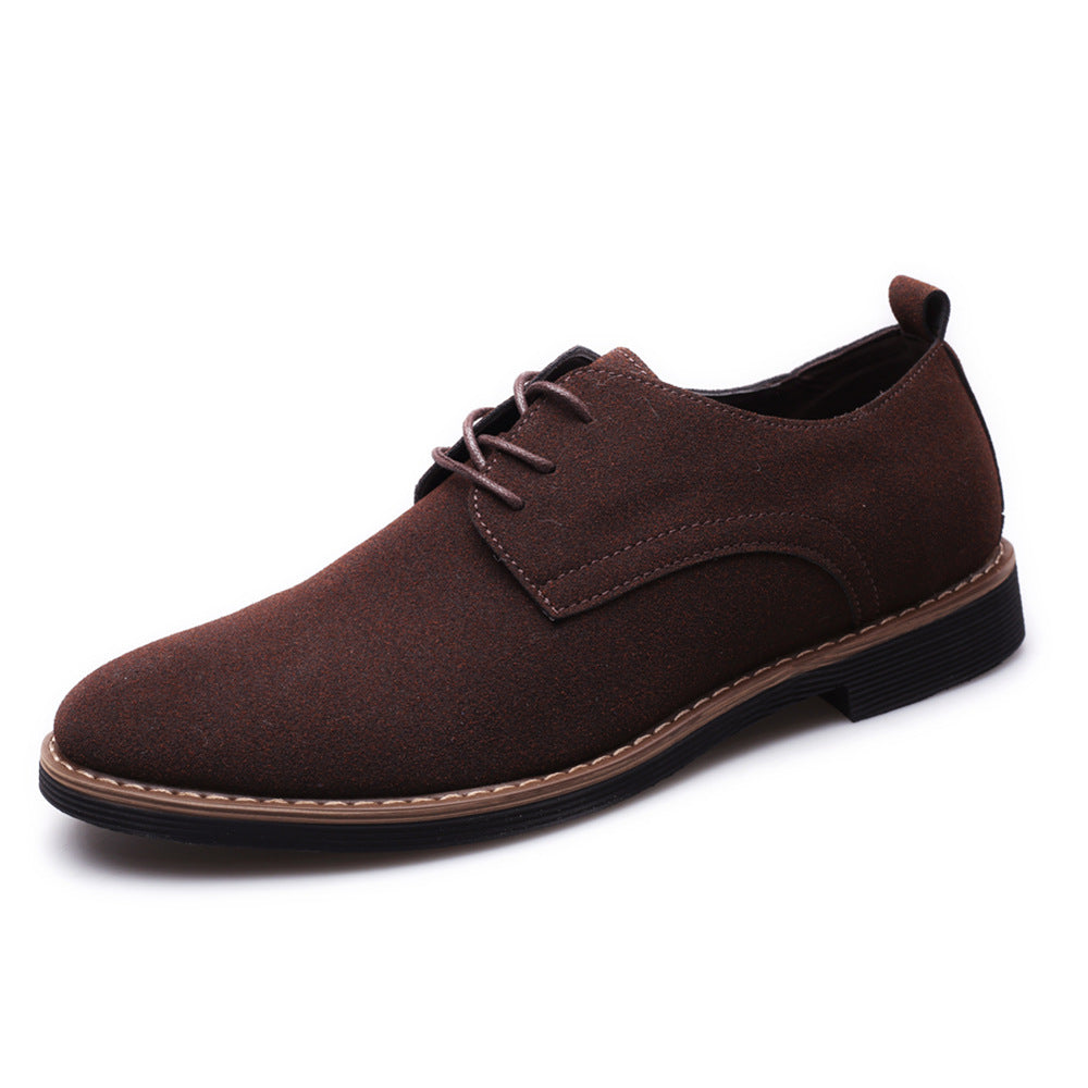 Tênis masculinos, sapatos de couro, sapatos masculinos de camurça PU, tamanho grande