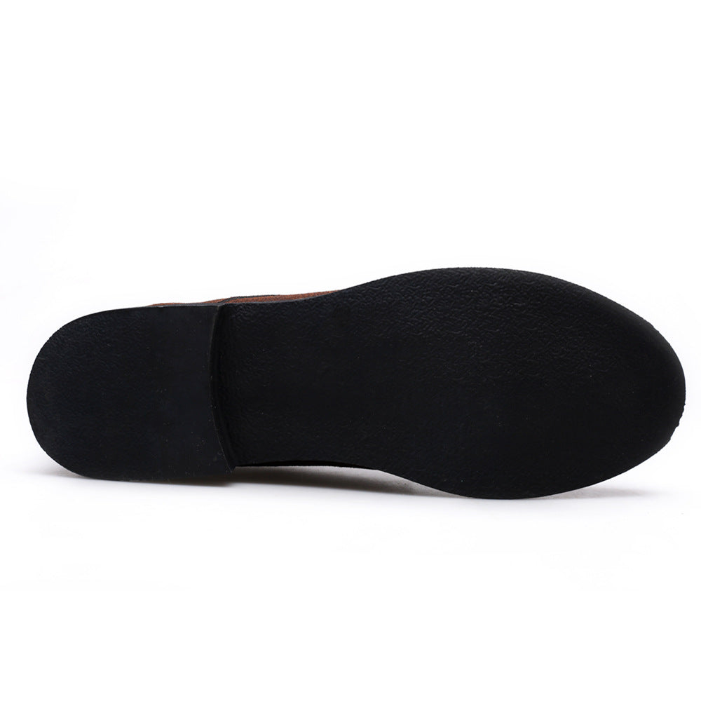 Tênis masculinos, sapatos de couro, sapatos masculinos de camurça PU, tamanho grande