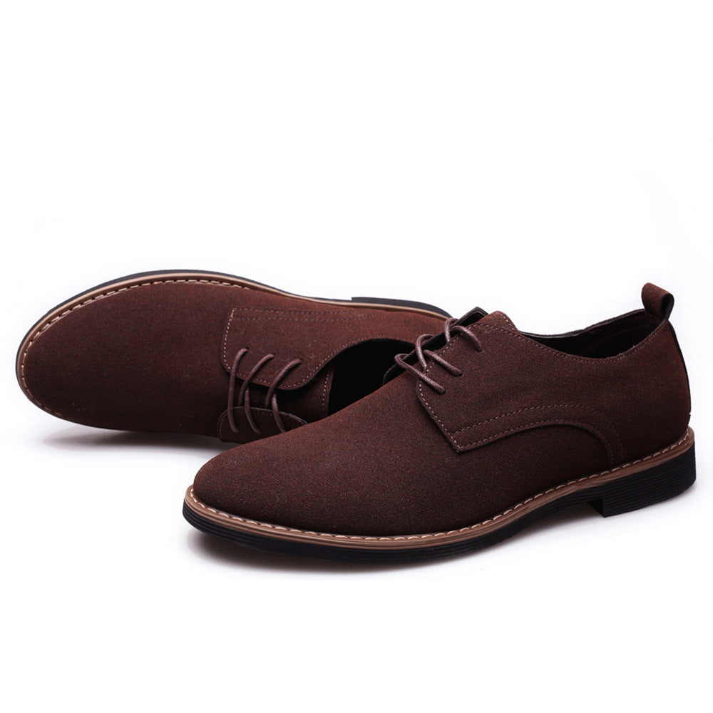 Tênis masculinos, sapatos de couro, sapatos masculinos de camurça PU, tamanho grande