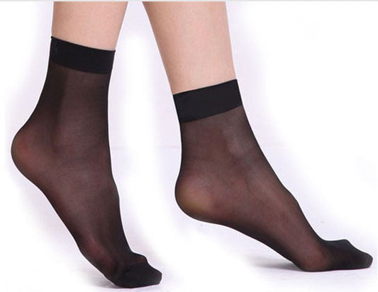Medias finas transparentes de seda hilada para mujer, para primavera y verano, para puestos en el mercado nocturno