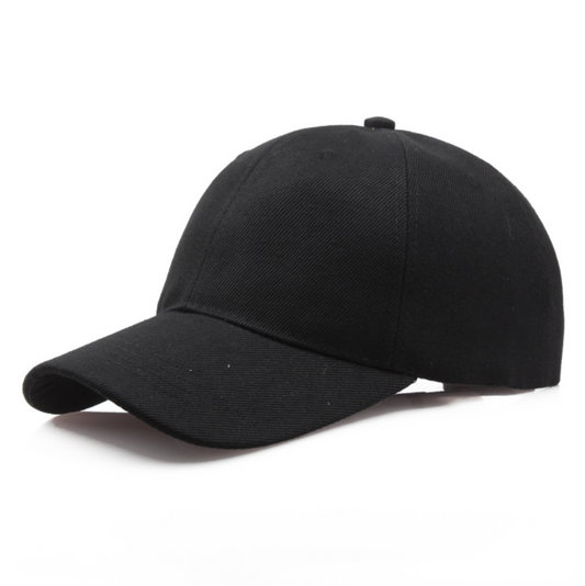 Gorra de béisbol unisex de algodón de color sólido para deportes al aire libre y ocio