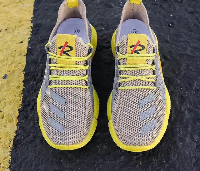 Tênis de corrida masculino esportivo e de lazer Flying Knit