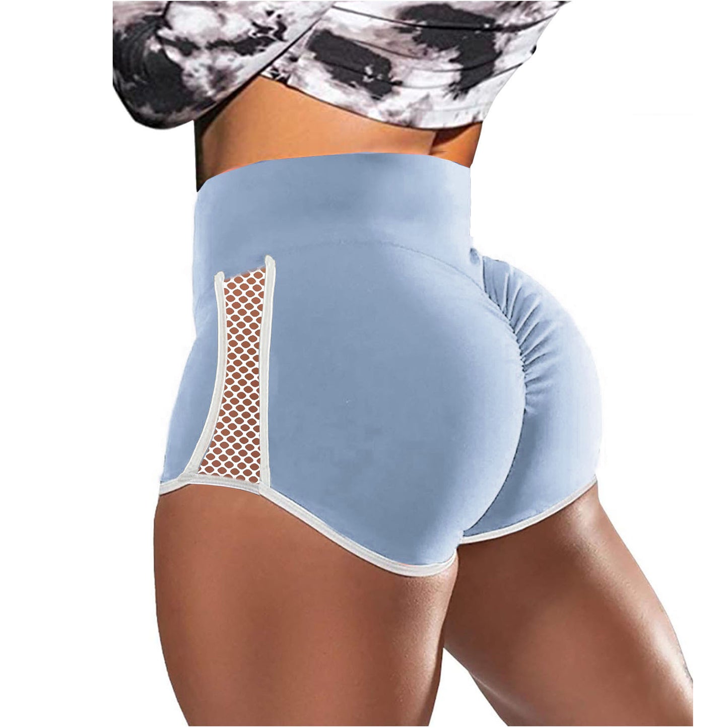 Shorts femininos com costura vazada