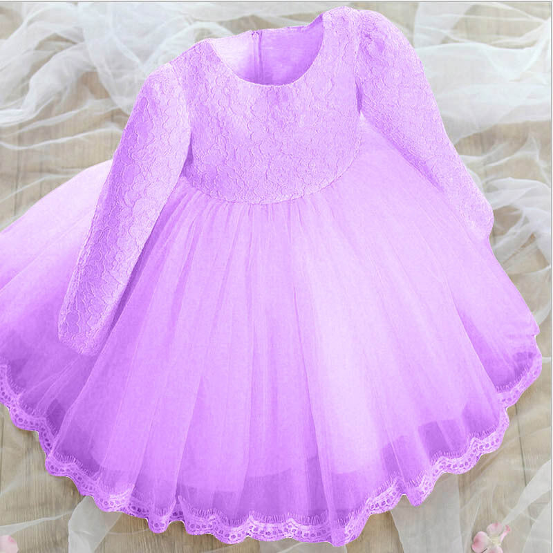 Vestido de princesa de renda para meninas vestido de verão