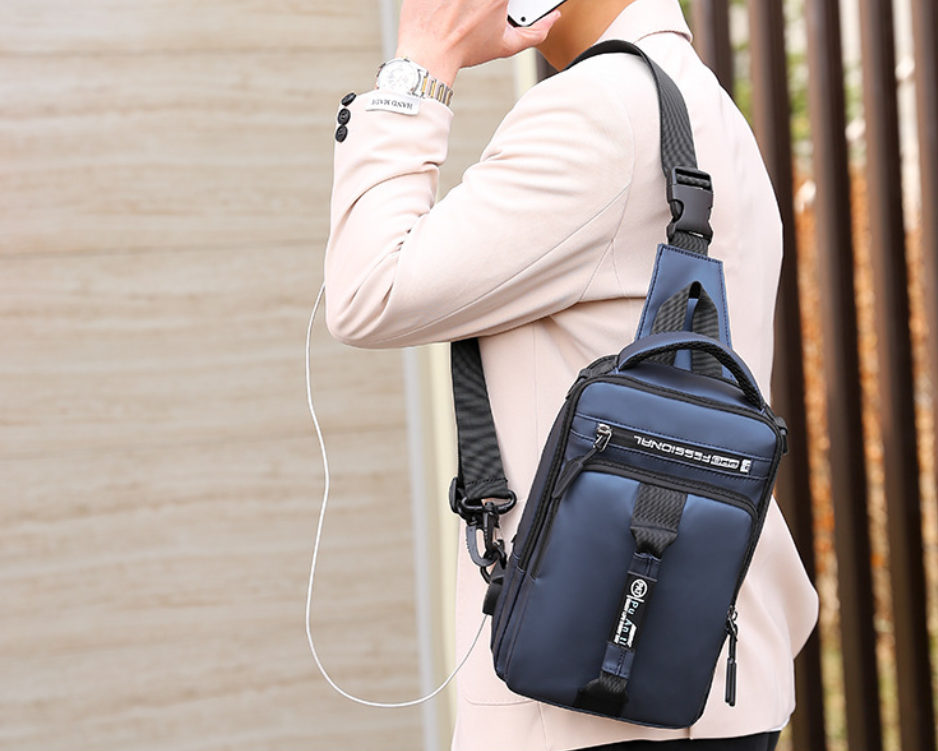 Bolsa de peito casual bolsa mensageiro para atividades ao ar livre