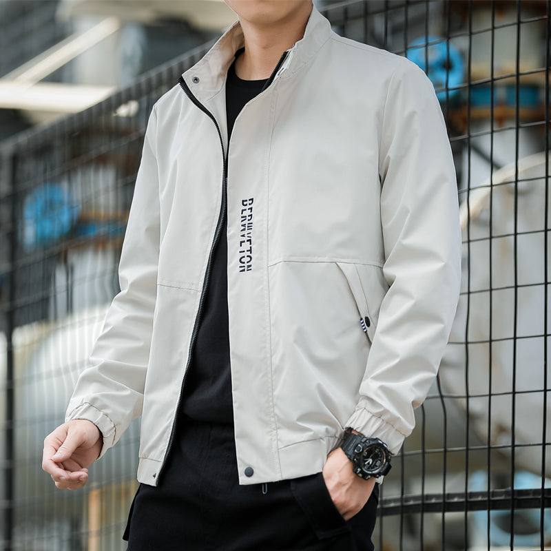 Jaqueta casual masculina uniforme de beisebol roupas da moda