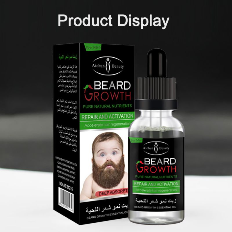Óleos Essenciais para Barba Manutenção Suave Cuidado Nutritivo para Barba Óleo Essencial para Reparo de Barba