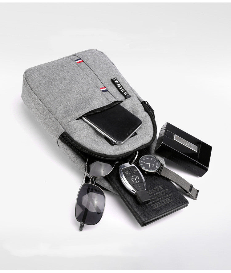 Bolsa mensageiro masculina casual esportes ao ar livre multifuncional