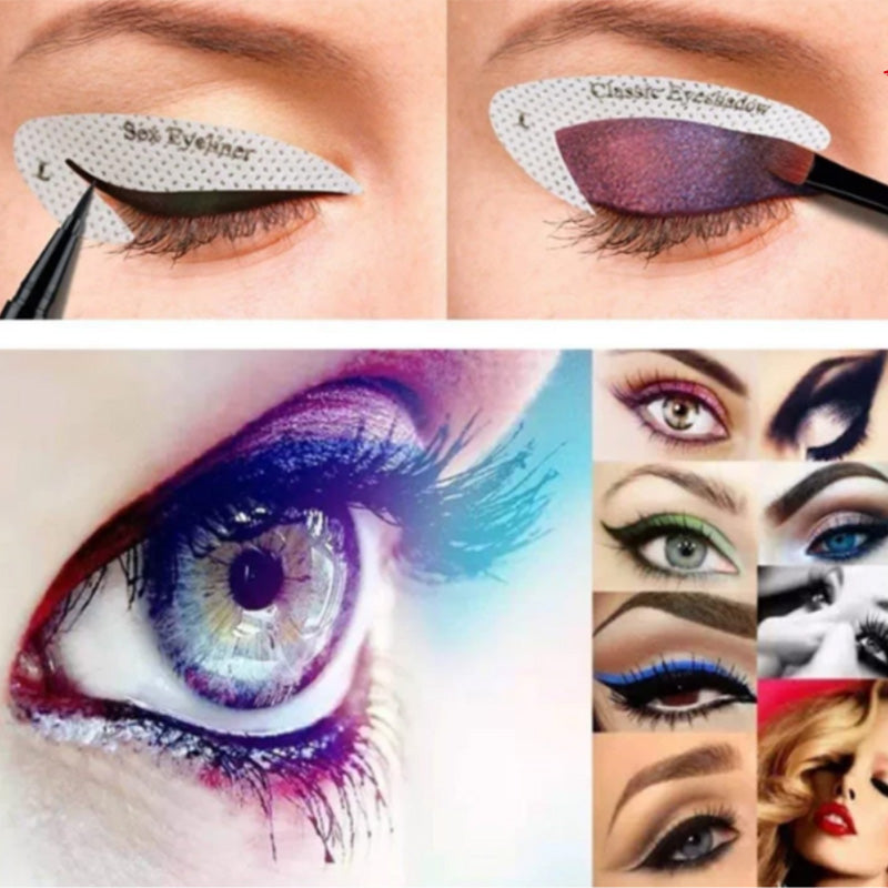 Adesivo de modelo de linha de sombra para os olhos