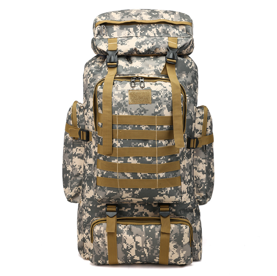 Mochila camuflada bolsa de montanhismo