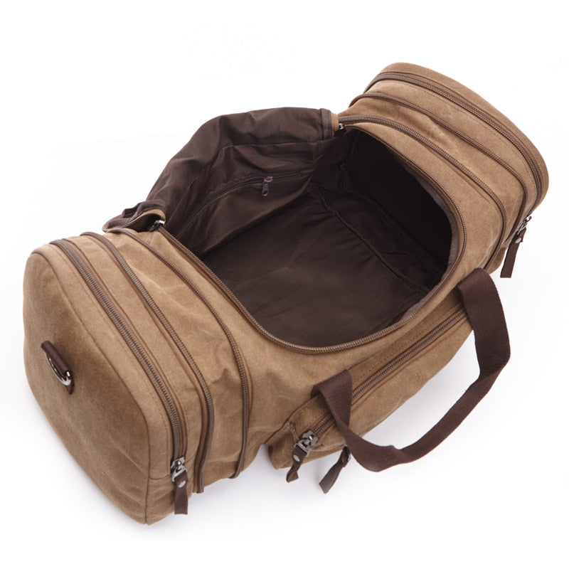 Bolsa de viagem de lona