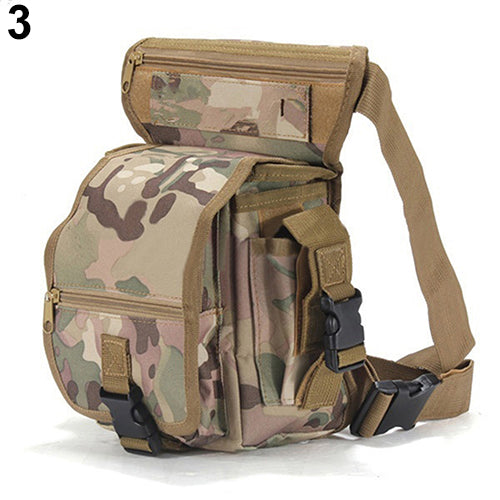 Camuflagem 3P Cintura Transfronteiriça Fonte Exército Fã Serviço Secreto Bolsa Tática Perna