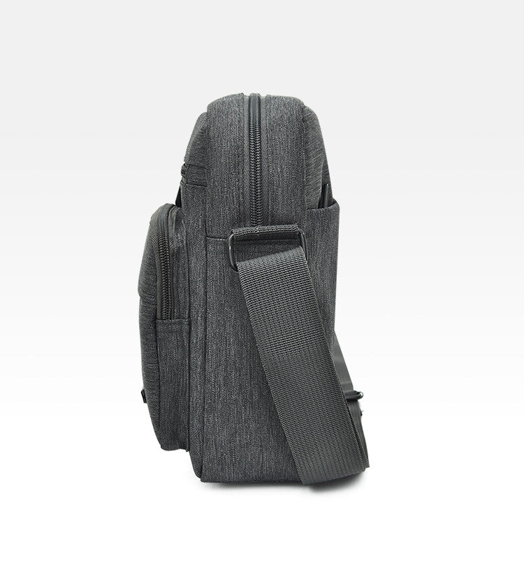 Bolsa de mão Oxford de tecido para homens Bolsa de ombro mensageiro