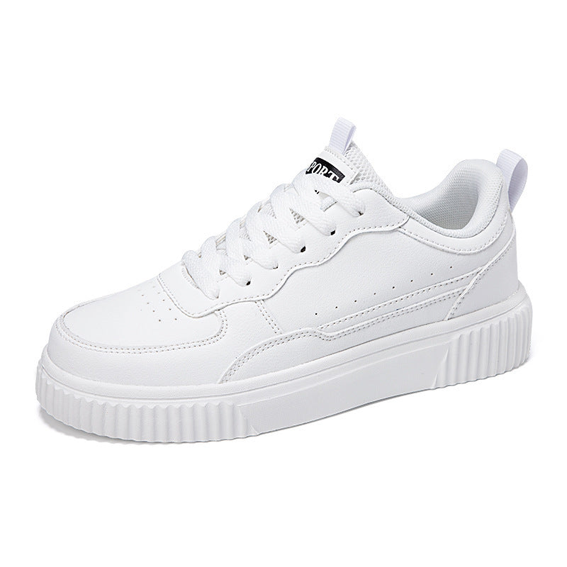 Sapatos brancos versáteis respiráveis ​​estilo coreano para estudantes