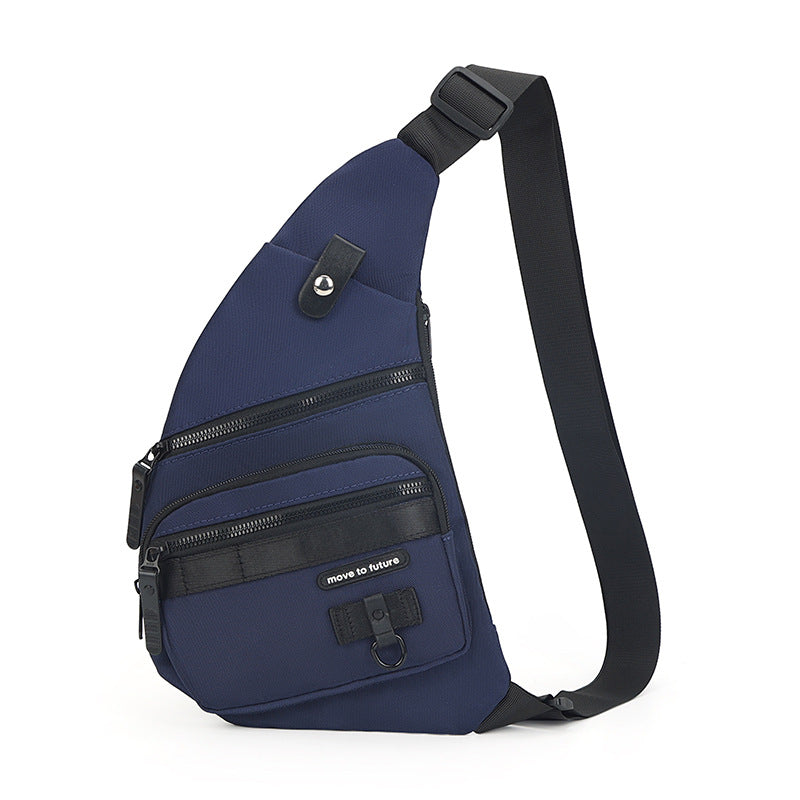 Bolsa de peito casual masculina transversal