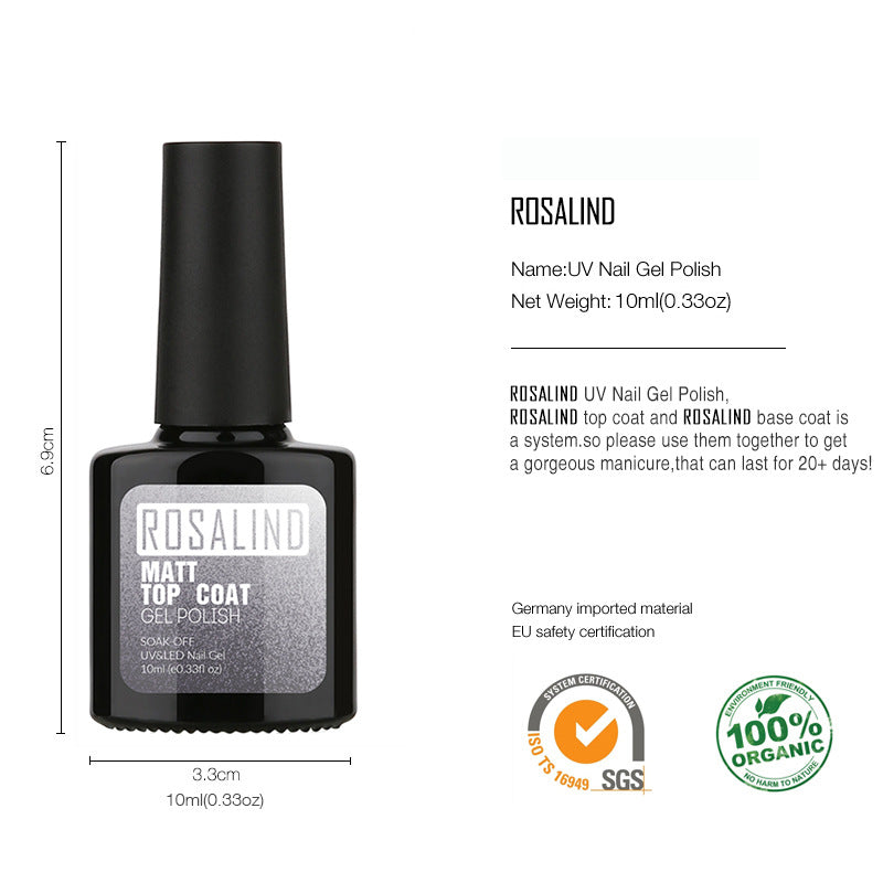 O esmalte em gel absorve a superfície opaca permanentemente