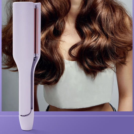 Rizador de pelo francés con forma de huevo de 32 mm y diseño ondulado