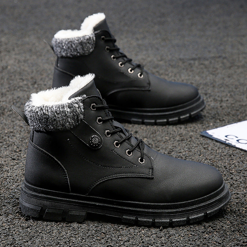 Botas Martin de algodão botas curtas