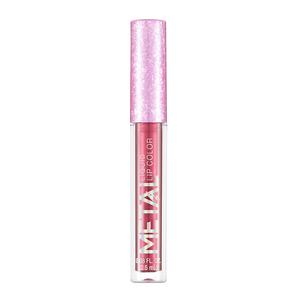 Brilho labial metálico