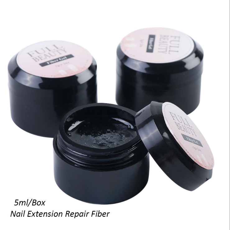 Cola de reparo rachada, gel de extensão de seda, fibra de vidro, poli UV Builder, esmalte em gel, arte de manicure, ferramenta prolongada