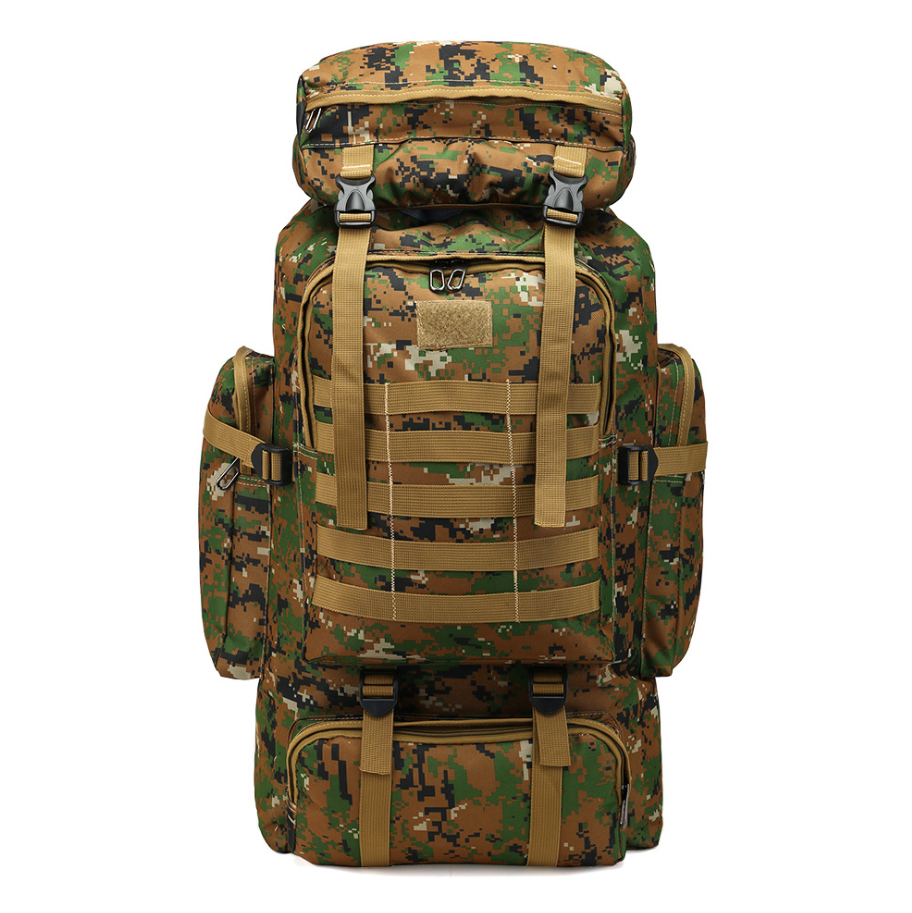 Mochila camuflada bolsa de montanhismo