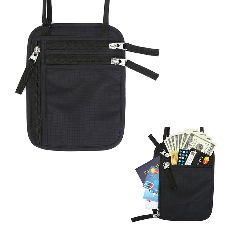 Bolsa mensageiro com gola cruzada
