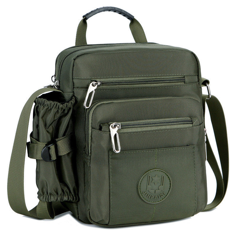 Bolsa de ombro mensageiro de nylon grande capacidade masculina