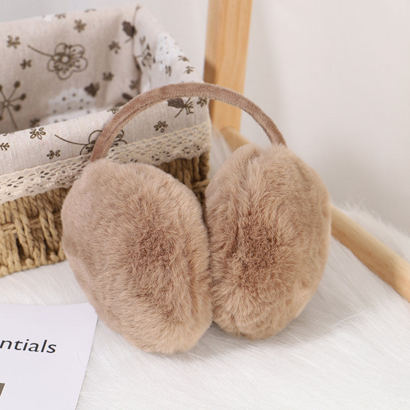 Protetores de ouvido de pelúcia fofos para mulheres de inverno para se manterem aquecidas