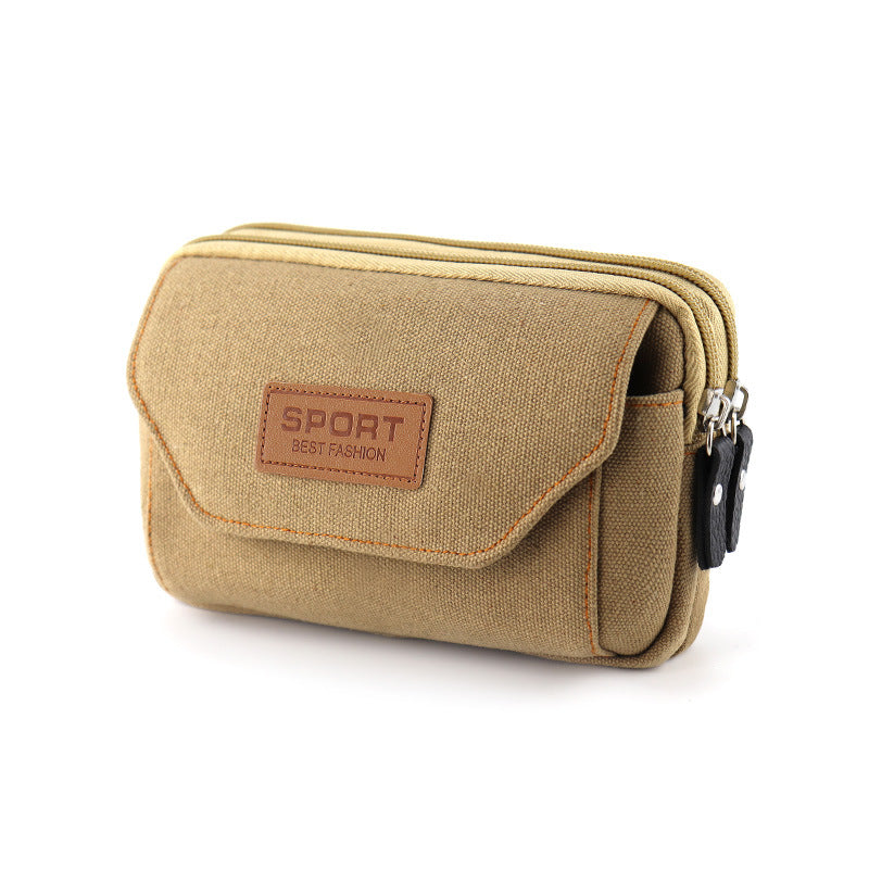 Bolsa de lona multifuncional para pendurar celular