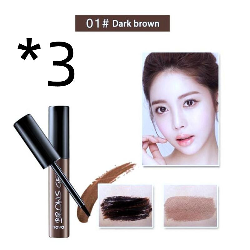 Peel Off Brown Black Eye Brow Tattoo Tint Waterproof Longlasting Professional Sobrancelha Gel Creme Rímel Maquiagem para os olhos Cosméticos