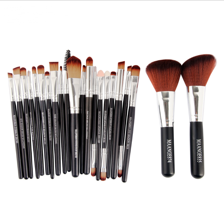 Conjunto de pincéis de maquiagem cosmética de 22 peças