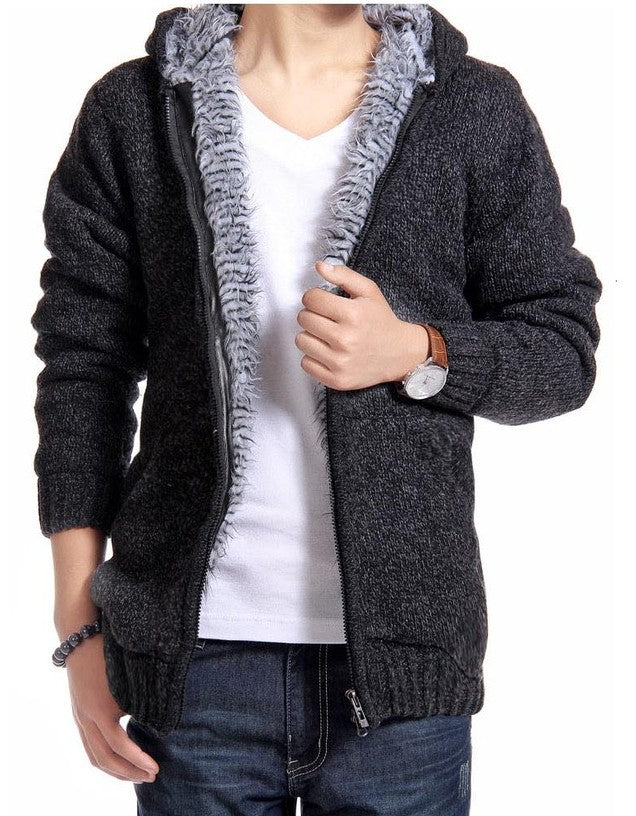 Suéter masculino de outono e inverno, suéter de malha coreana