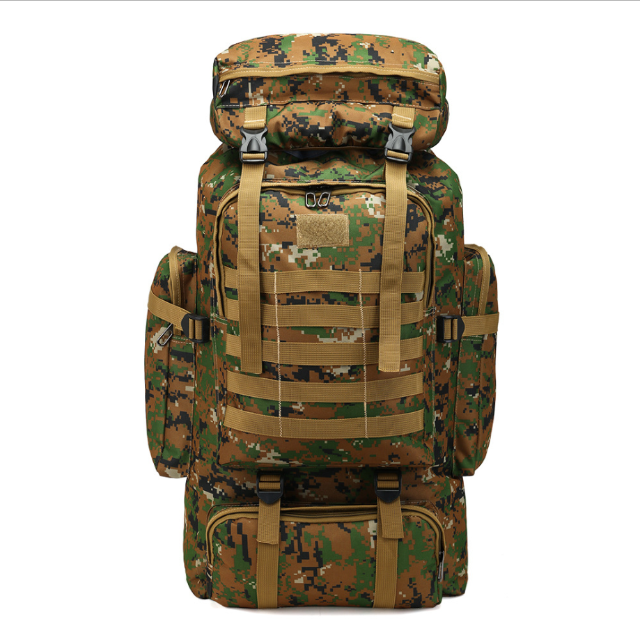 Mochila camuflada bolsa de montanhismo