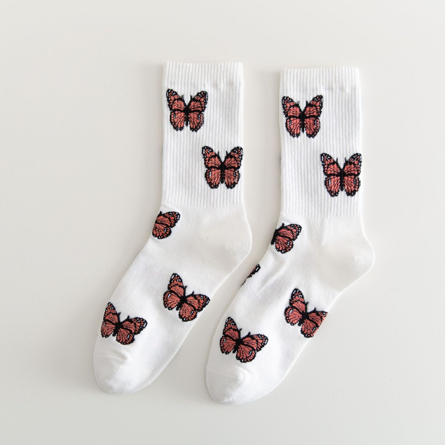 Meias espirituosas borboleta