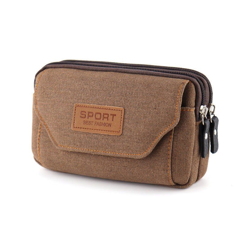 Bolsa de lona multifuncional para pendurar celular