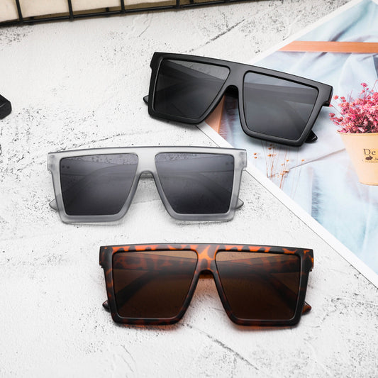 Gafas de sol finas con cara redonda para mujer